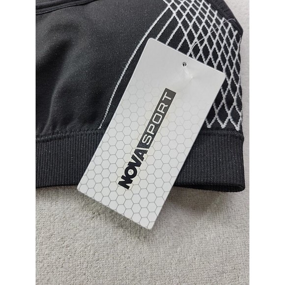 NEW Nova Sport Got The Power Seamless Women's S Black Sports Bra Removable Pads - Picture 5 of 7